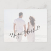 Carte Postale Elément photo Mariage du budget (Devant)