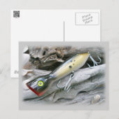 Carte Postale Éléments de coordination de l'AJS Saltwater Lure P (Devant / Derrière)
