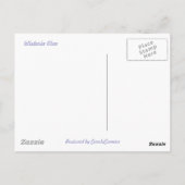 Carte Postale Éléments de coordination des bactéries pourpres (Dos)