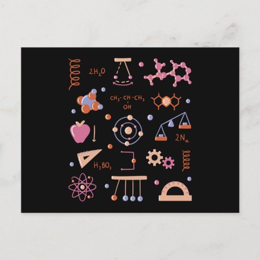 Carte Postale Éléments de physique (Devant)