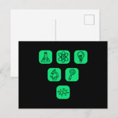 Carte Postale Éléments de science Articles (Devant / Derrière)