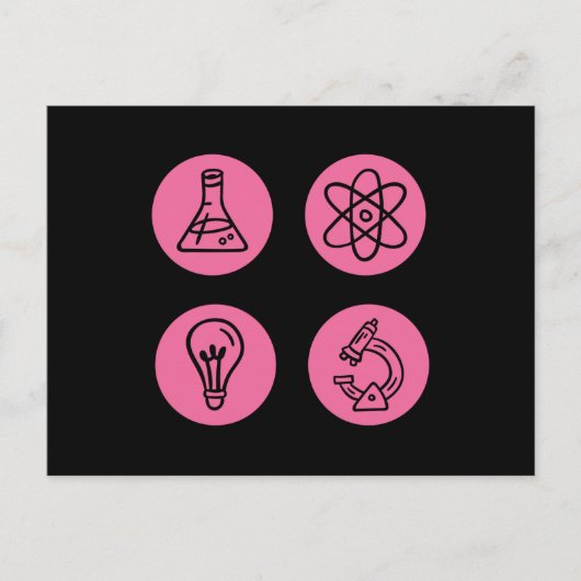 Carte Postale Éléments scientifiques (Devant)