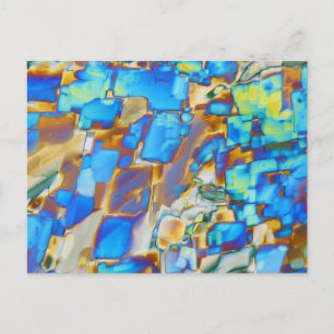 Carte Postale Eléments/Yttrium au microscope