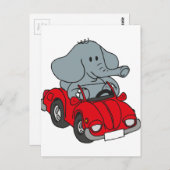 Carte Postale Eléphant (Devant / Derrière)