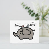 Carte Postale Eléphant (Debout devant)