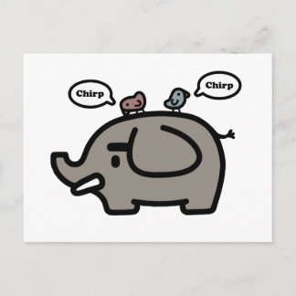 Carte Postale Eléphant