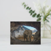 Carte Postale Eléphant (Debout devant)