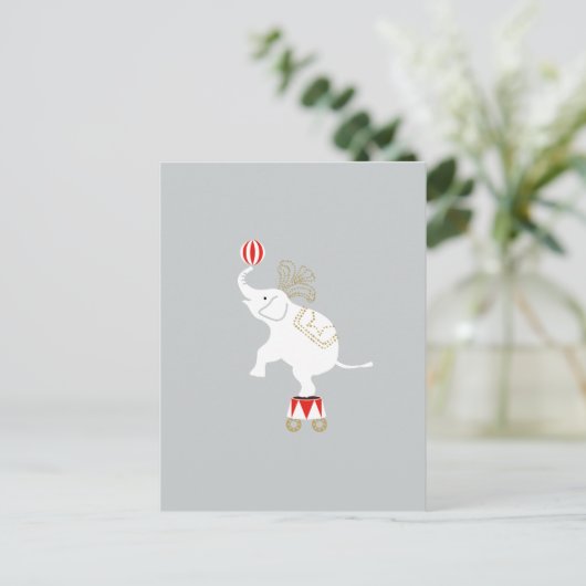 Carte postale Elephant (Debout devant)