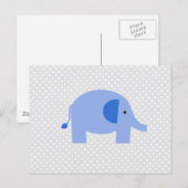 Carte Postale Eléphant (Devant / Derrière)