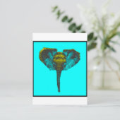 Carte Postale Eléphant (Debout devant)