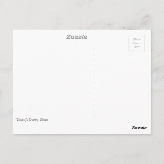 Carte Postale Éléphant  (Dos)