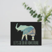 Carte Postale Elephant Adventure (Debout devant)