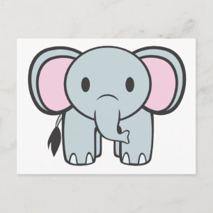 Carte Postale Eléphant bébé