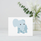 Carte Postale Eléphant Bébé mignon (Debout devant)
