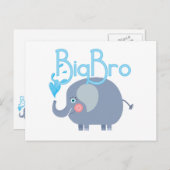Carte Postale Elephant Big Bro (Devant / Derrière)