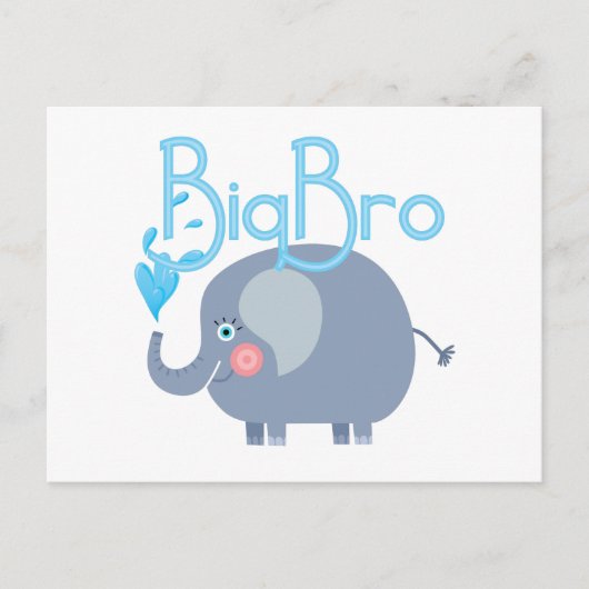 Carte Postale Elephant Big Bro (Devant)