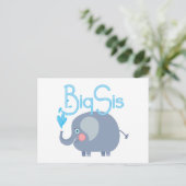 Carte Postale Elephant Big Sis (Debout devant)