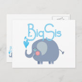 Carte Postale Elephant Big Sis (Devant / Derrière)