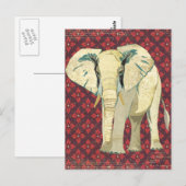 Carte postale Eléphant Blanc (Devant / Derrière)