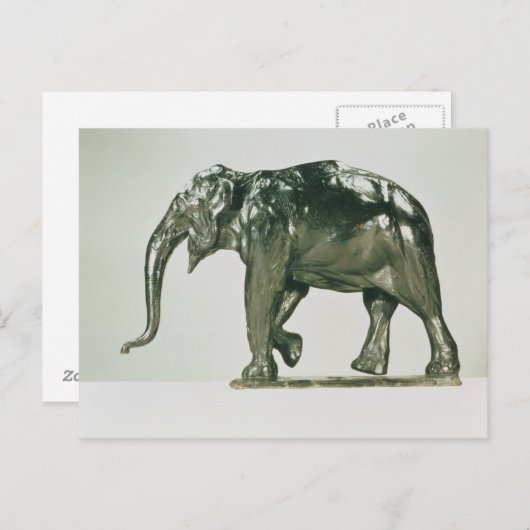 Carte Postale Eléphant blanc (Devant / Derrière)