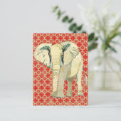 Carte postale Eléphant Blanc (Debout devant)