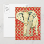 Carte postale Eléphant Blanc (Devant / Derrière)