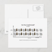Carte Postale Éléphant conditioné (Devant / Derrière)