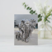Carte Postale Eléphant de sculpture (Debout devant)