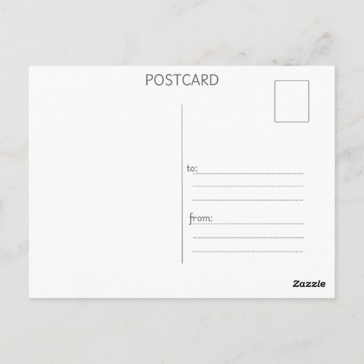 Carte Postale Elephant gris dans la jungle (Dos)