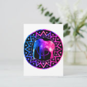 Carte Postale Elephant Mandala (Debout devant)