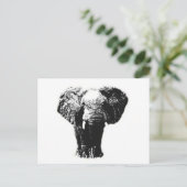 Carte Postale Eléphant Pop Art (Debout devant)