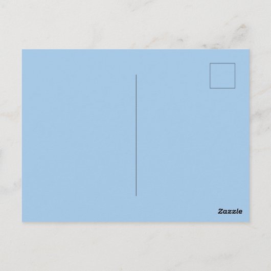 Carte Postale Eléphant, Rose Et Cadre (Dos)