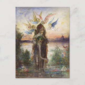 Carte Postale Éléphant sacré (Péri) par Gustave Moreau