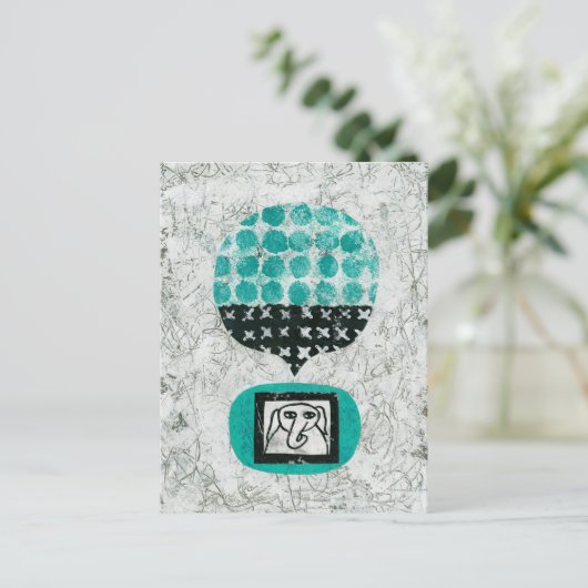 Carte postale Elephant Souvenir (Debout devant)