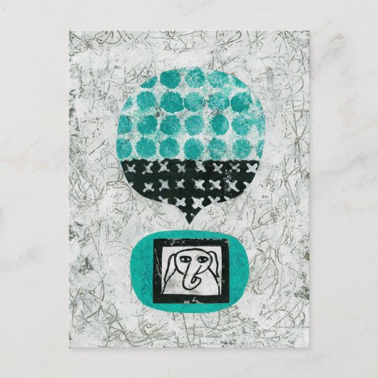 Carte postale Elephant Souvenir (Devant)