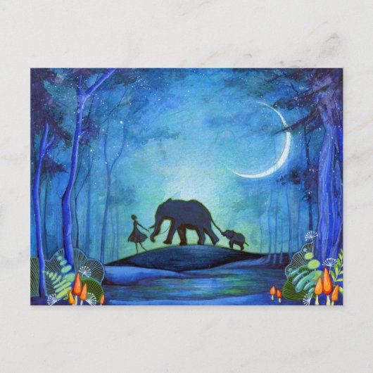 Carte Postale Elephant Walk (Devant)