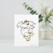 Carte Postale Elephante blanche (Debout devant)