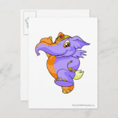 Carte Postale Elephante Split (Devant / Derrière)