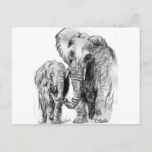Carte Postale elephantonajourney