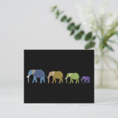 Carte postale Eléphants Africains (Debout devant)