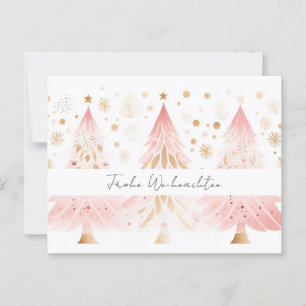 Carte Postale Éléphants de Noël