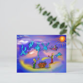 Carte Postale Eléphants volants (Debout devant)