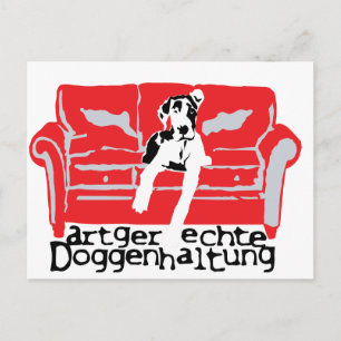Carte Postale Élevage approprié des dogues