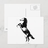 Carte Postale Élevage de chevaux (Devant / Derrière)