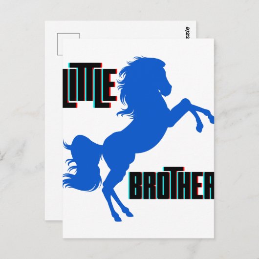 Carte Postale Élevage du petit frère (Devant / Derrière)