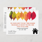 Carte Postale Élevage immobilier en automne intelligent Prospect (Devant / Derrière)