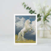 Carte Postale Élever la licorne (Debout devant)