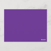 Carte Postale Élever votre conception de site Web avec un violet (Dos)