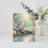 Carte Postale Elf (Debout devant)