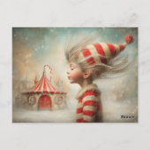 Carte Postale Elf Arrival Letter | North Pole Welcome Message (Dos)